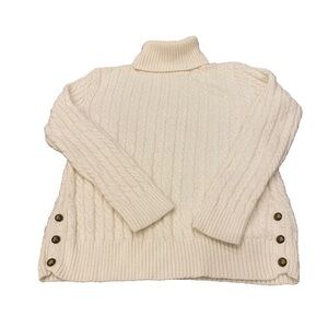 Zara Knits | Turtleneck | Cable Knit | Sweater | Size L